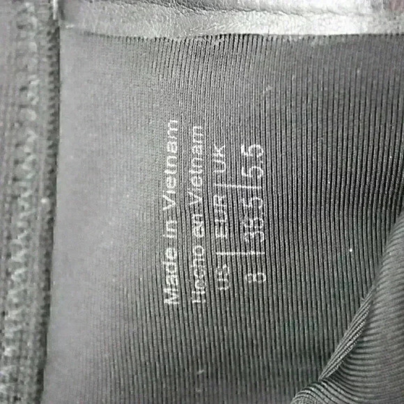 Aldo Women’s Black Fabric Back Zipper Boots - Picture 9 of 10